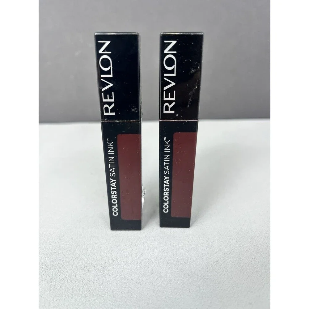 Lot Of 2 Revlon ColorStay 5ML Satin Ink Liquid Lip Color 022 Black Cherry Sealed